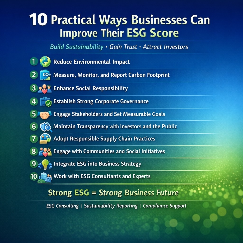 Practical Ways Businesses Can Improve Their ESG Score